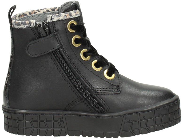 Keq Meisjes veterschoenen zwart