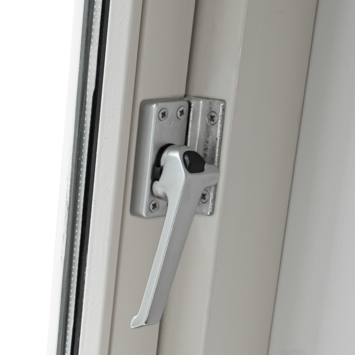AXA Raamsluiting met drukknop links aluminium