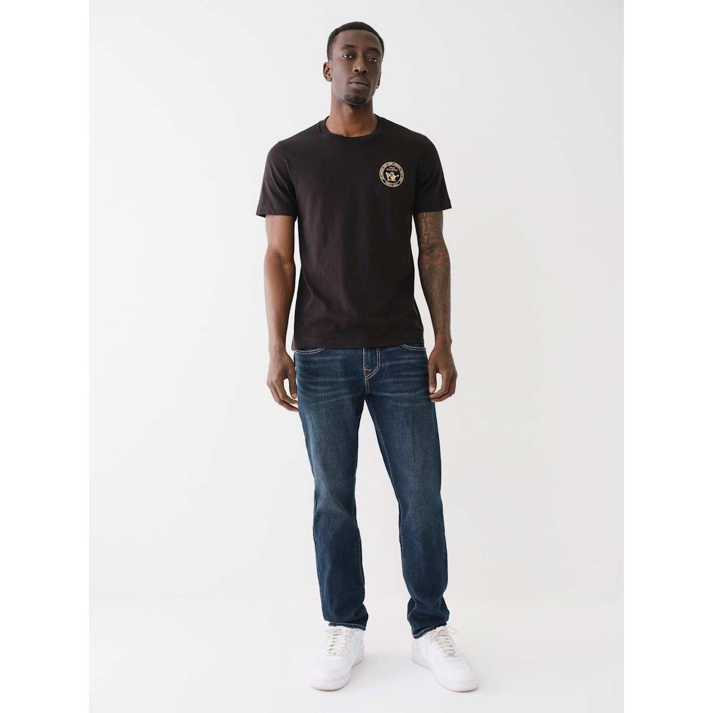 True Religion TR Stamp Crew Neck T Shirt Mens