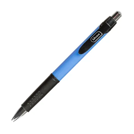 Idena Kugelschreiber blauschreibend mit Druckmechanik