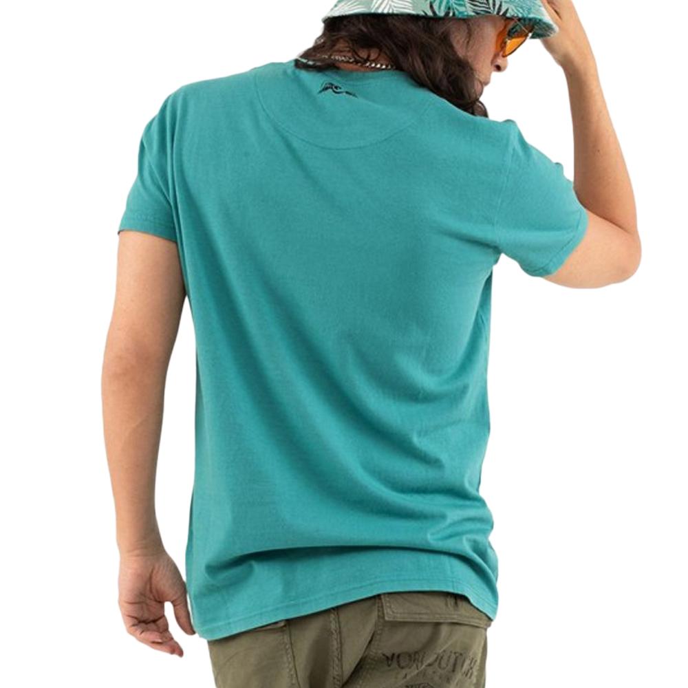Von Dutch T-shirt Turquoise Homme Von Dutch Round