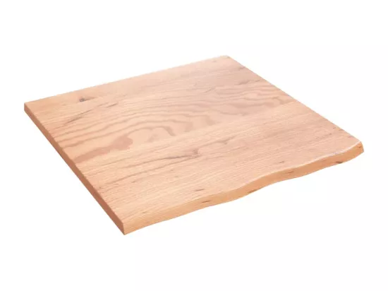 Comptoir de salle de bain marron clair 60x60x2 cm bois traité