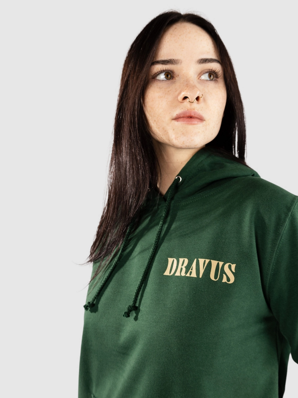 Dravus Tropics + Optics Hoodie dark green