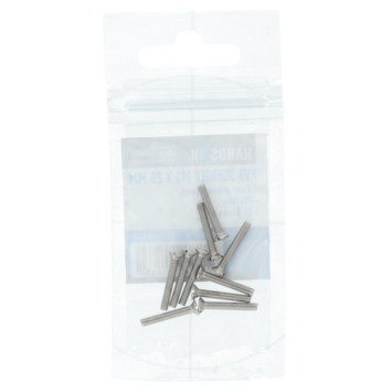 Schroeven voor inbouwdoos M3 x 20mm 10 Stuks