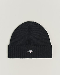 GANT Wool Lined Beanie Black