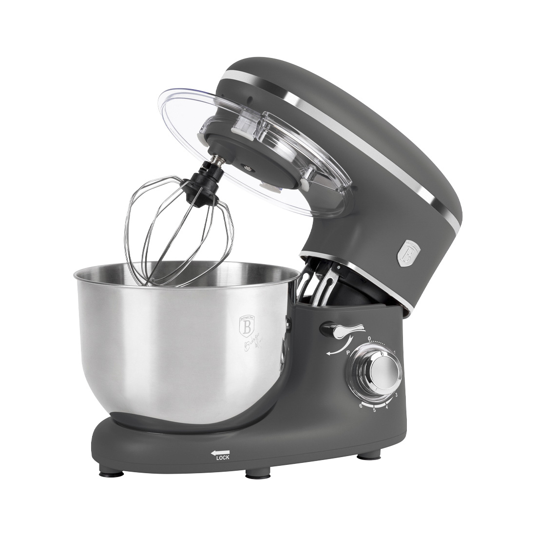 Berlinger Haus Küchenmaschine 6 Liter matt Anthracite Collection