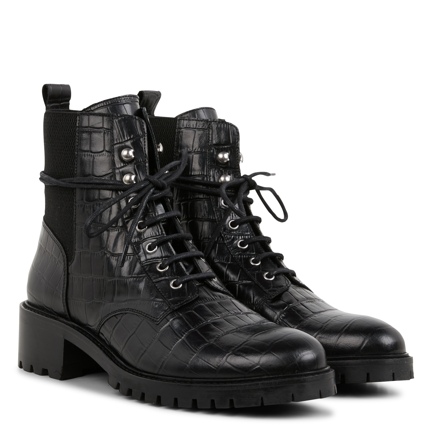 AZELIE - Boots en cuir | Noir