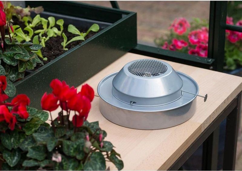 Nature - Tuinkasverwarmer - H13 x Ø21cm - 1,7L voor paraffineolie