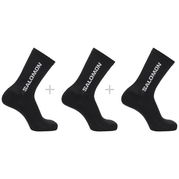 Chaussette randonnée SALOMON EVERYDAY CREW 3-PACK BLACK/BLACK/BLACK