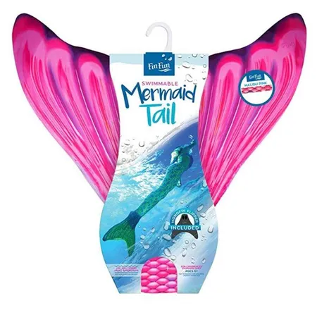 Fin Fun Meerjungfrau Flosse Größe L / 48 - 50, für Erwachsene, Malibu Pink