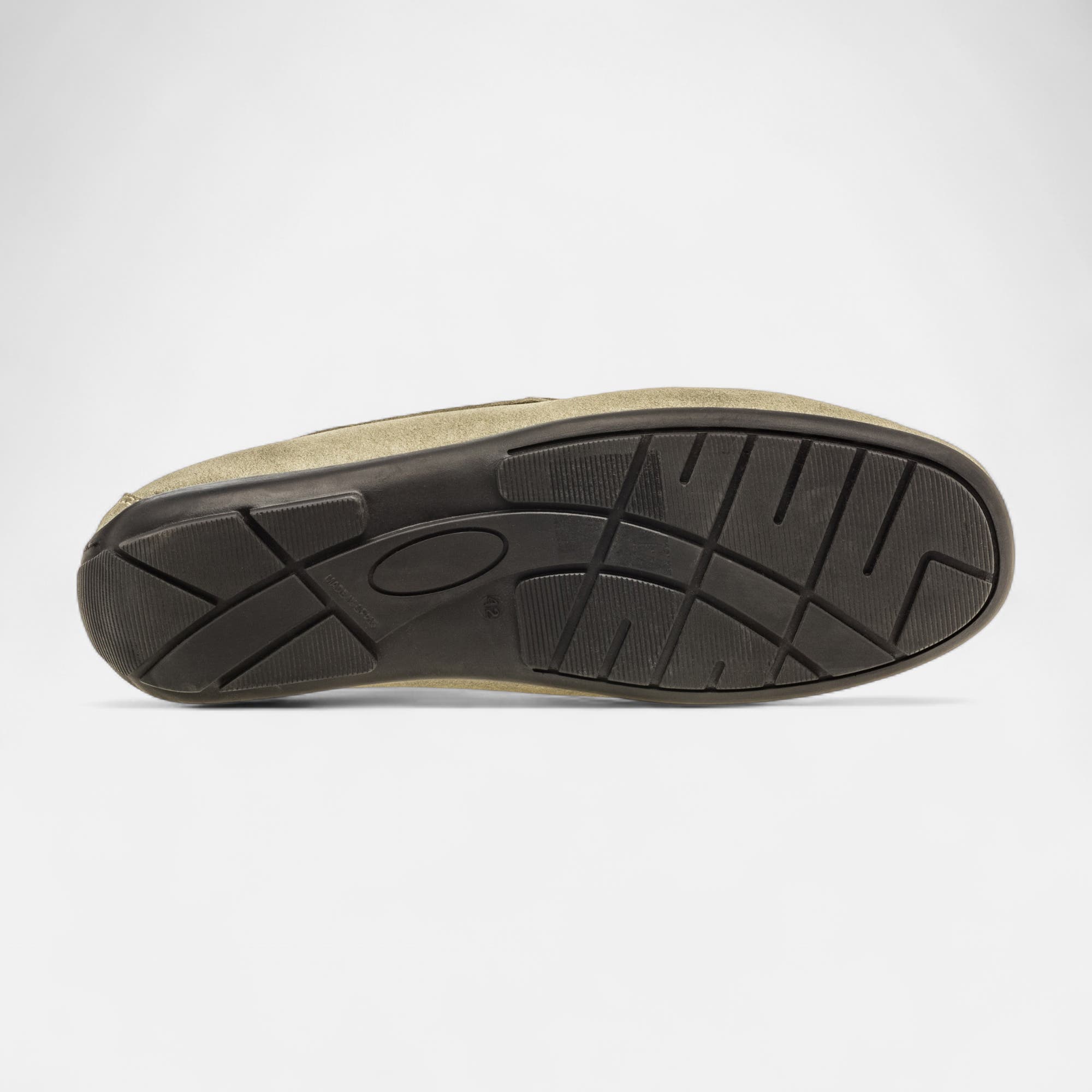 Mocassins Homme en cuir vert clair