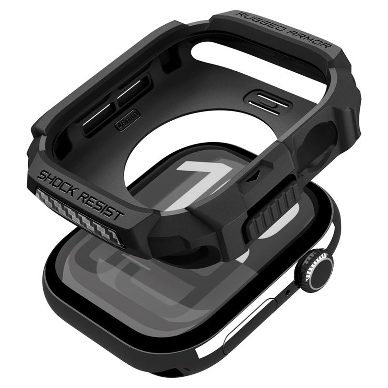 Apple Watch (46mm) Rugged Armor 2 Case Bumper (ACS10499) - Schwarz