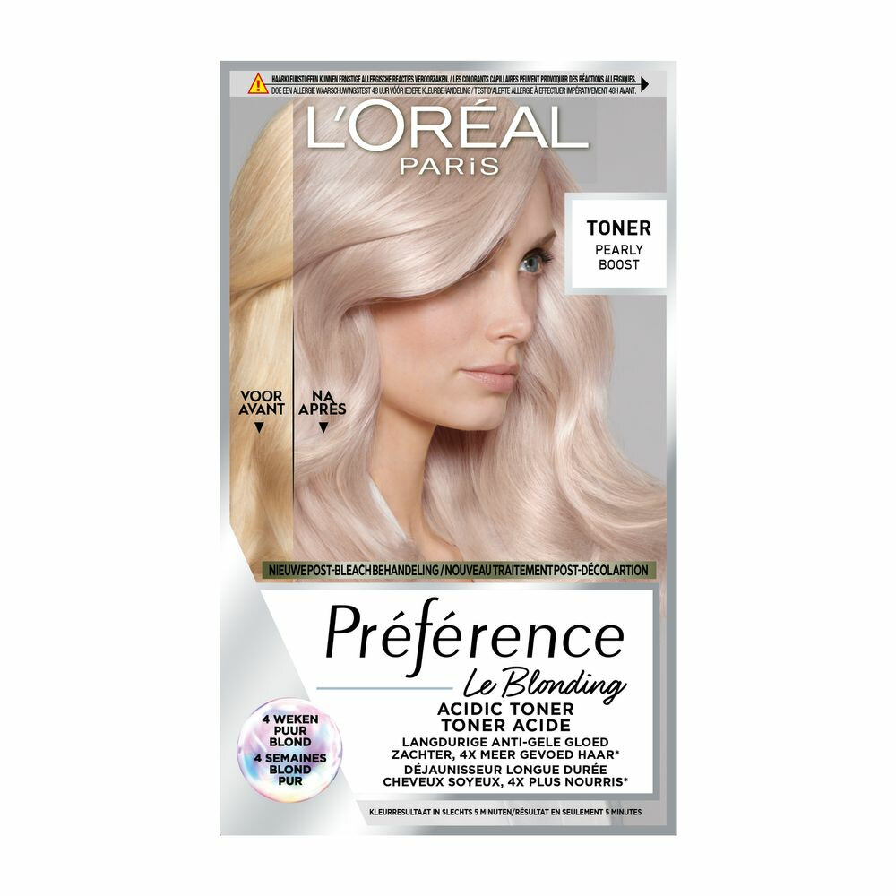 L'Oréal Préférence Le Blonding Permanente Haarkleuring02 Pearly Boost