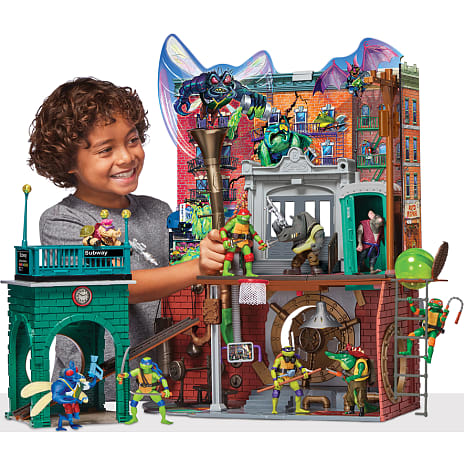 Turtles Mayhem legesæt Sewer Lair DLX