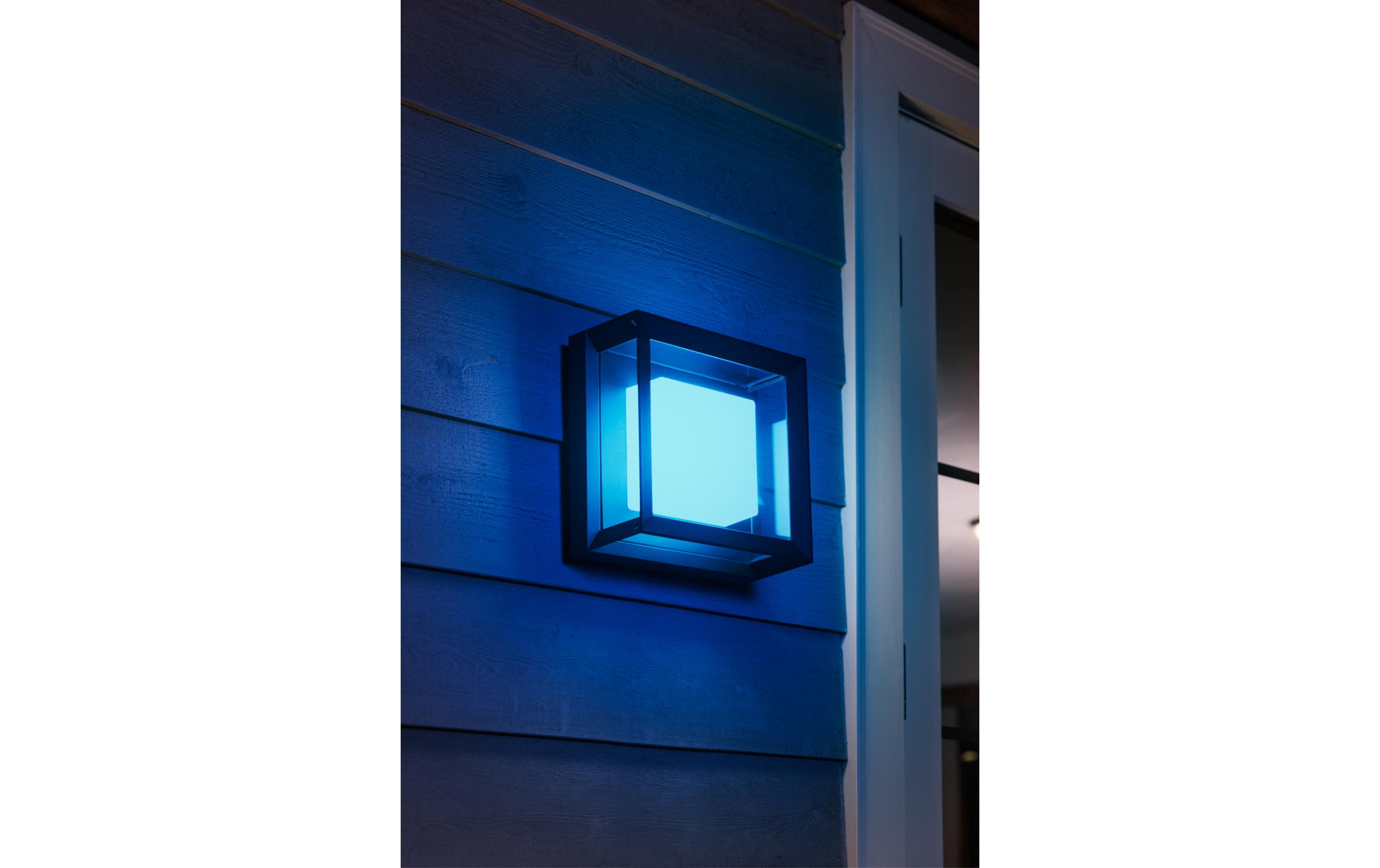 Impress 17438/30/P7<br>Hue Outdoor Wandleuchte Impress mit 16 Mio. Farben