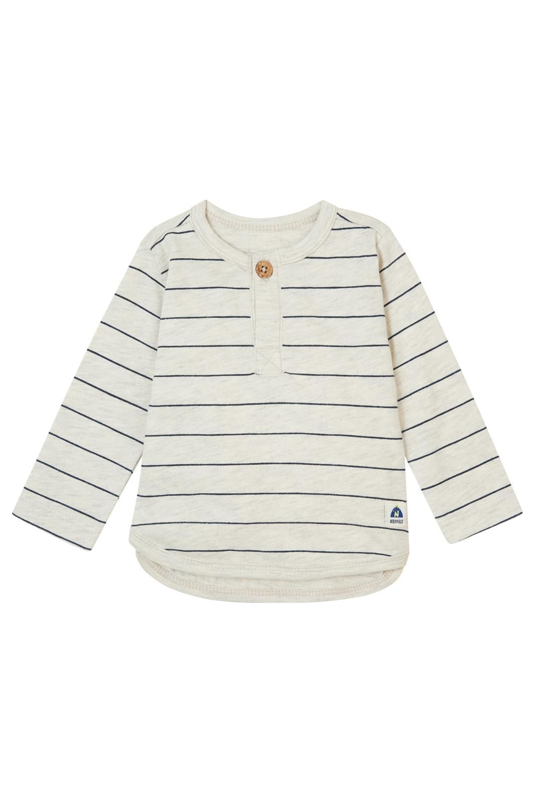 Noppies Baby Longsleeve Groslayn - Oatmeal