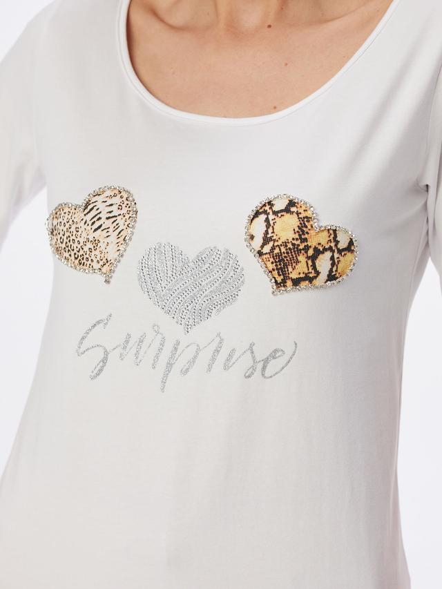 Shirt with 3 Hearts