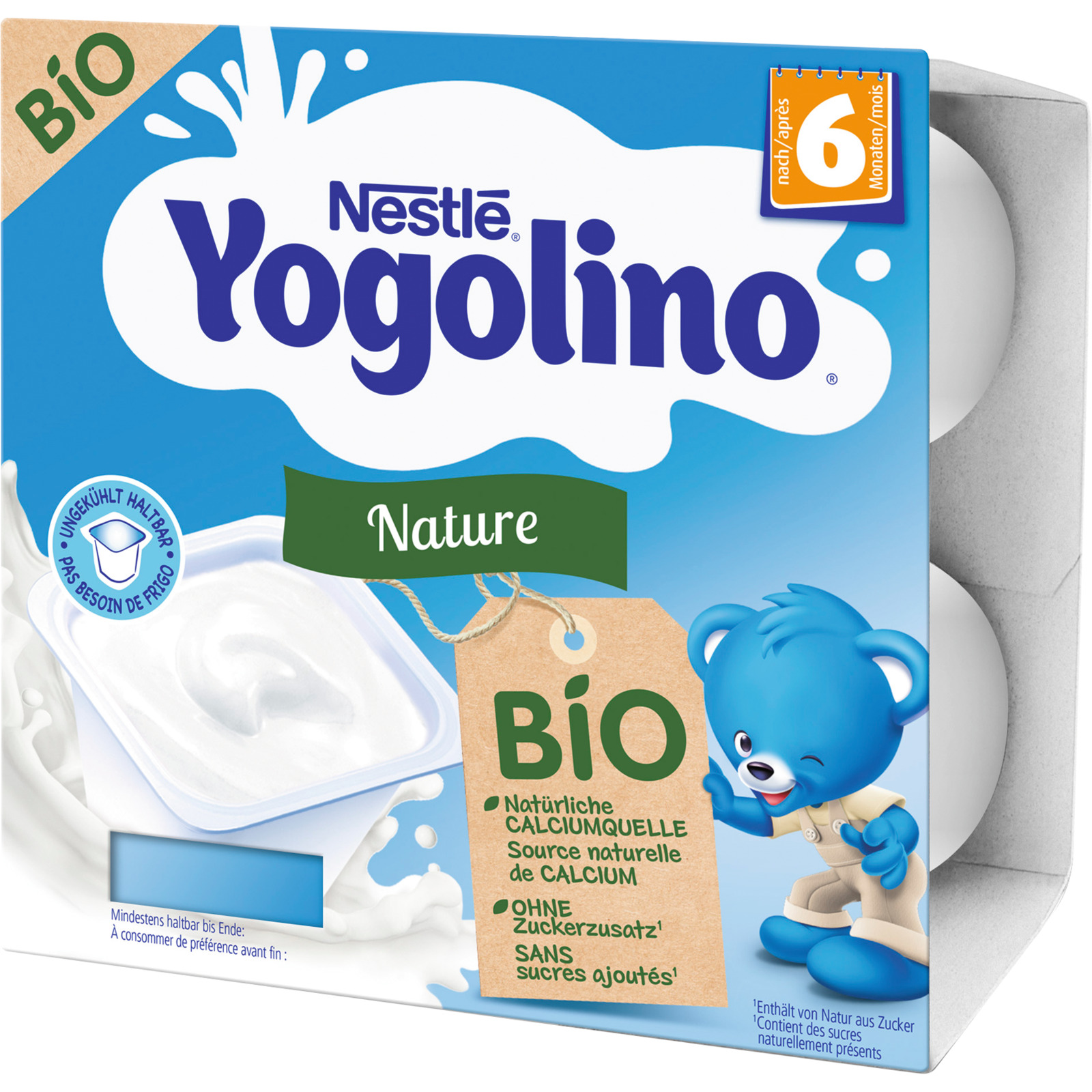 Nestlé Yogolino Bio Nature Quark 4 x 90 g