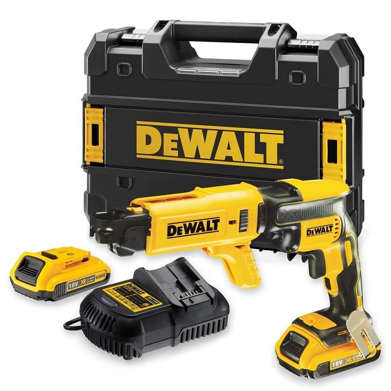 DeWALT DCF620D2K 18V Li-ion accu gipsschroefmachine set (2x2.0Ah) in TSTAK - koolborstelloos