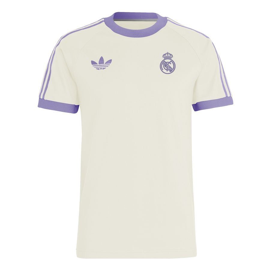 Real Madrid T-Shirt OG 3-Stripes - Blanc/Magic Lilac