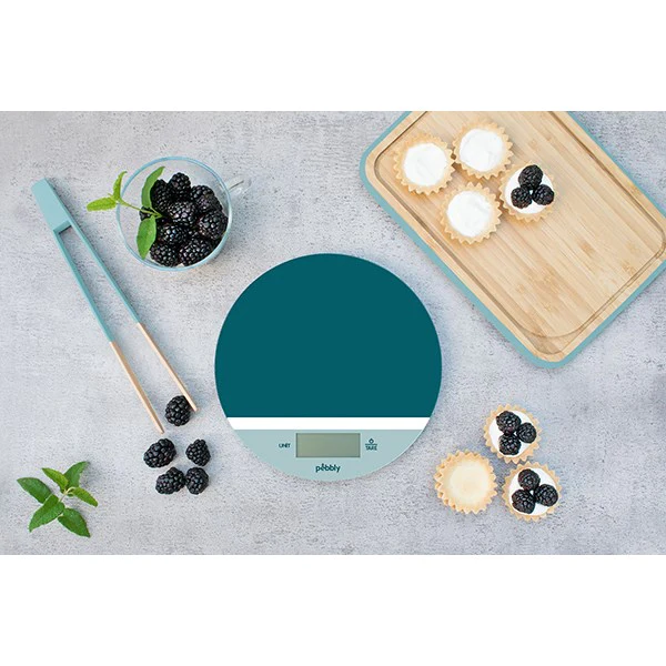 Balance ronde vert bleu 19 cm Pebbly
