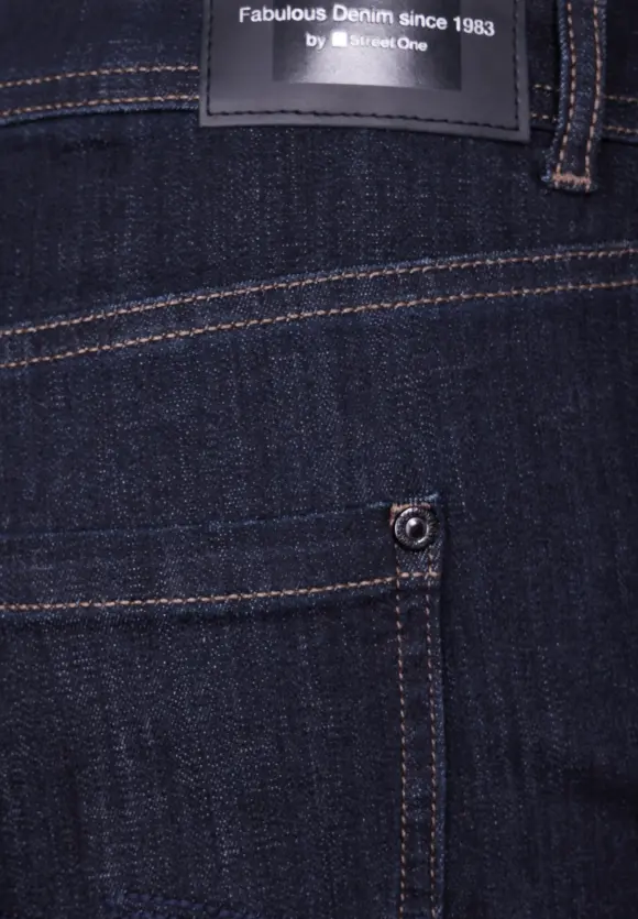 Casual Fit Jeans - dark blue rinsed wash