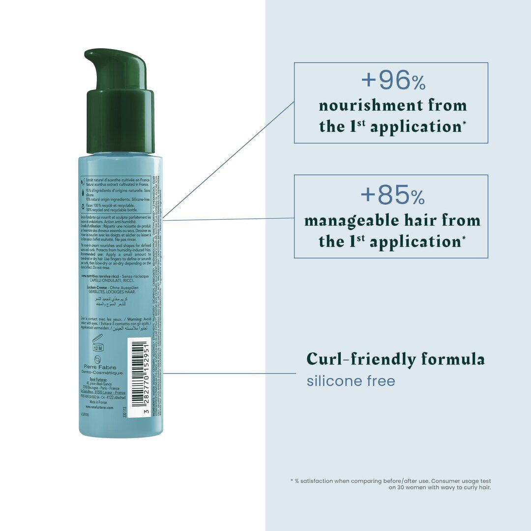 RENE FURTERER  Sublime Curl Creme Encaracolador Nutritivo - 100ml