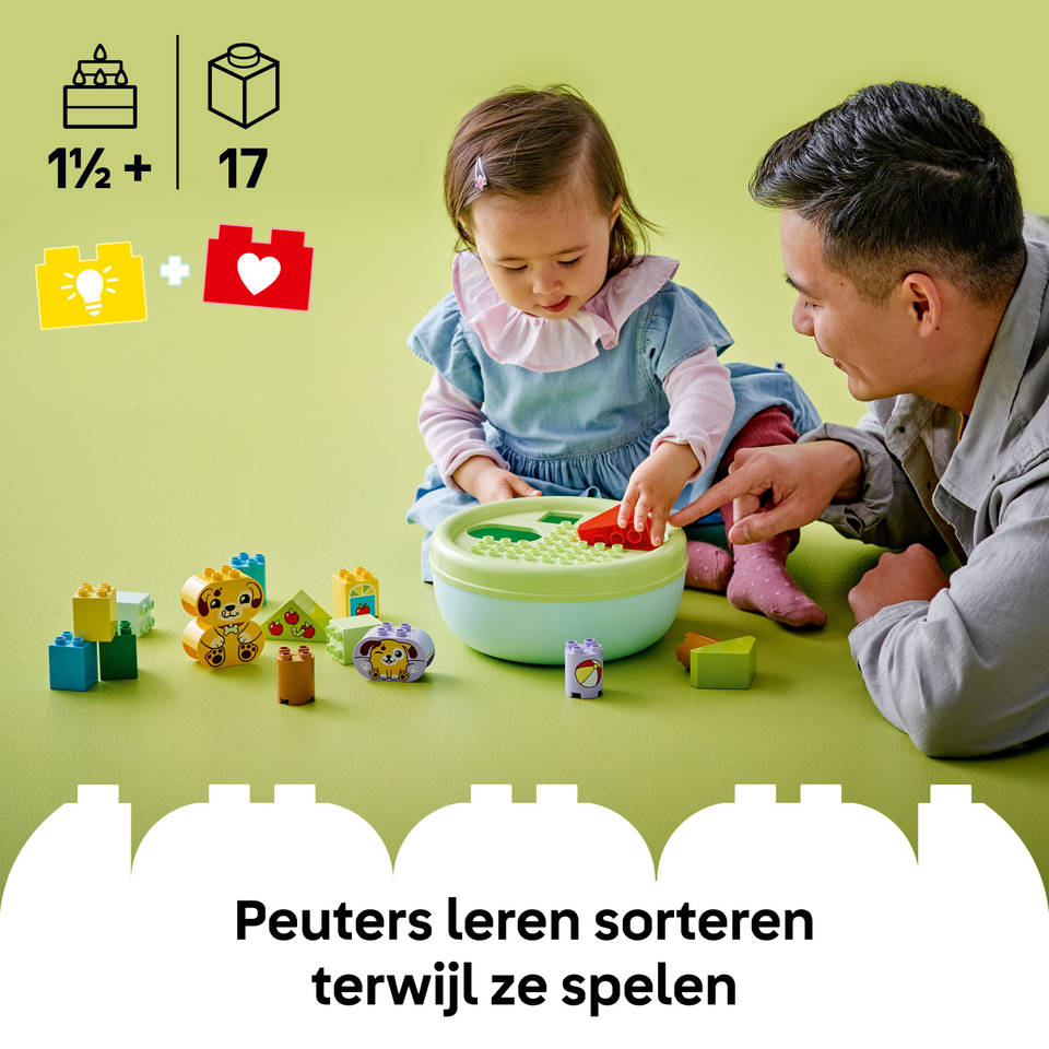LEGO DUPLO vormenstoof: puppyhuis 10441