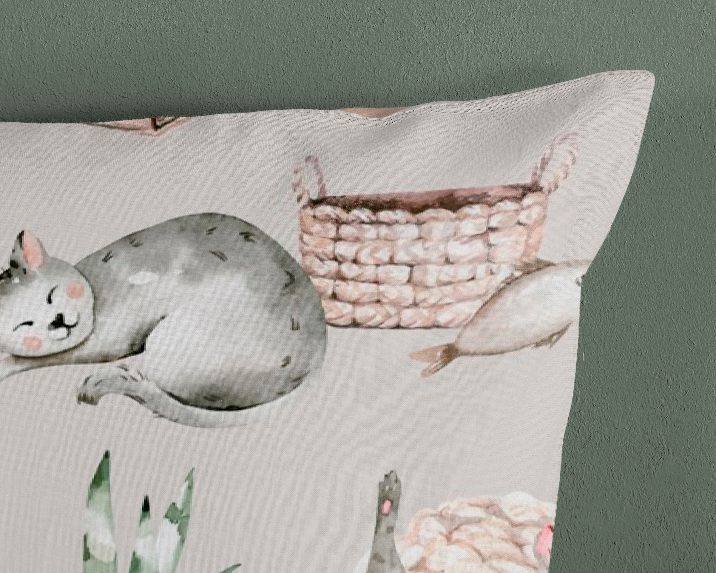 good morning Kinderbettwäsche »Catlife« 2 Stk. tlg. Baumwolle, 135x200, Reissverschluss, Wendeoptik, Kind, Katze, Grau