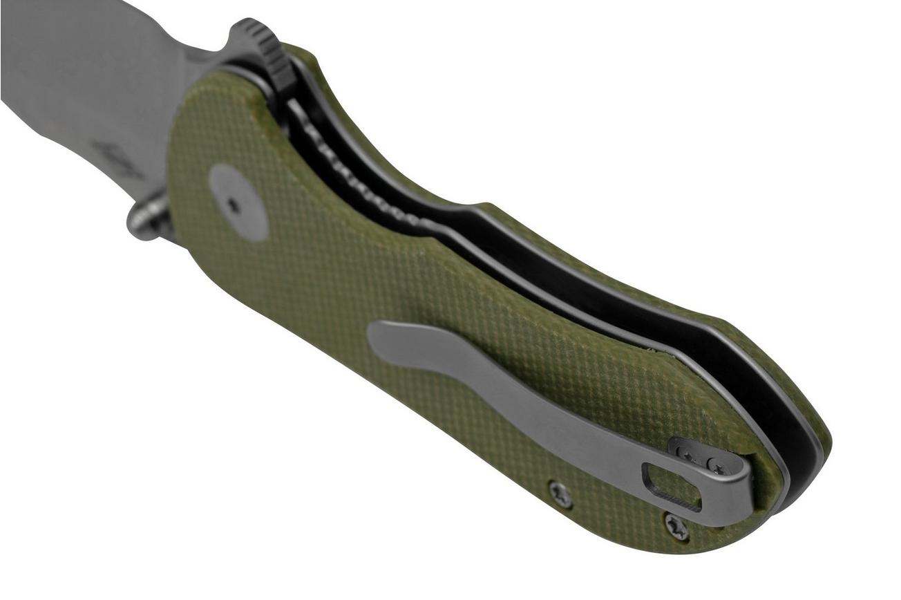 Civivi Gordo C22018C-2 OD Green Micarta, D2 Satin zakmes, Peter Carey design
