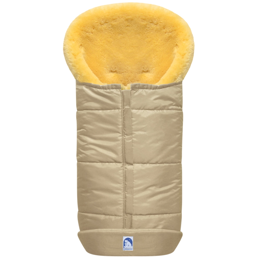 Heitmann Premium Lammfellfußsack beige