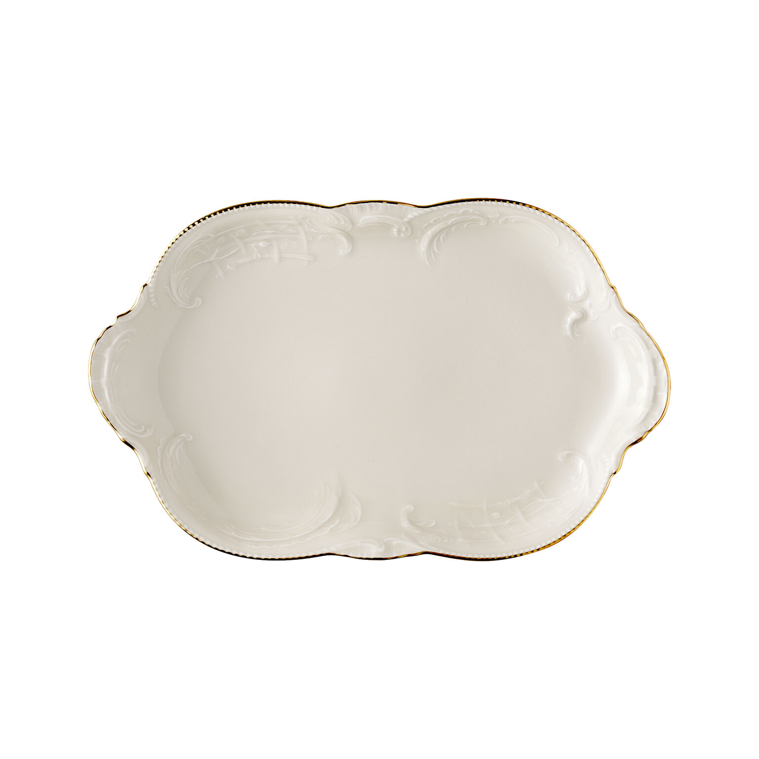 Sanssouci Elfenbein Gold Platte 28 cm