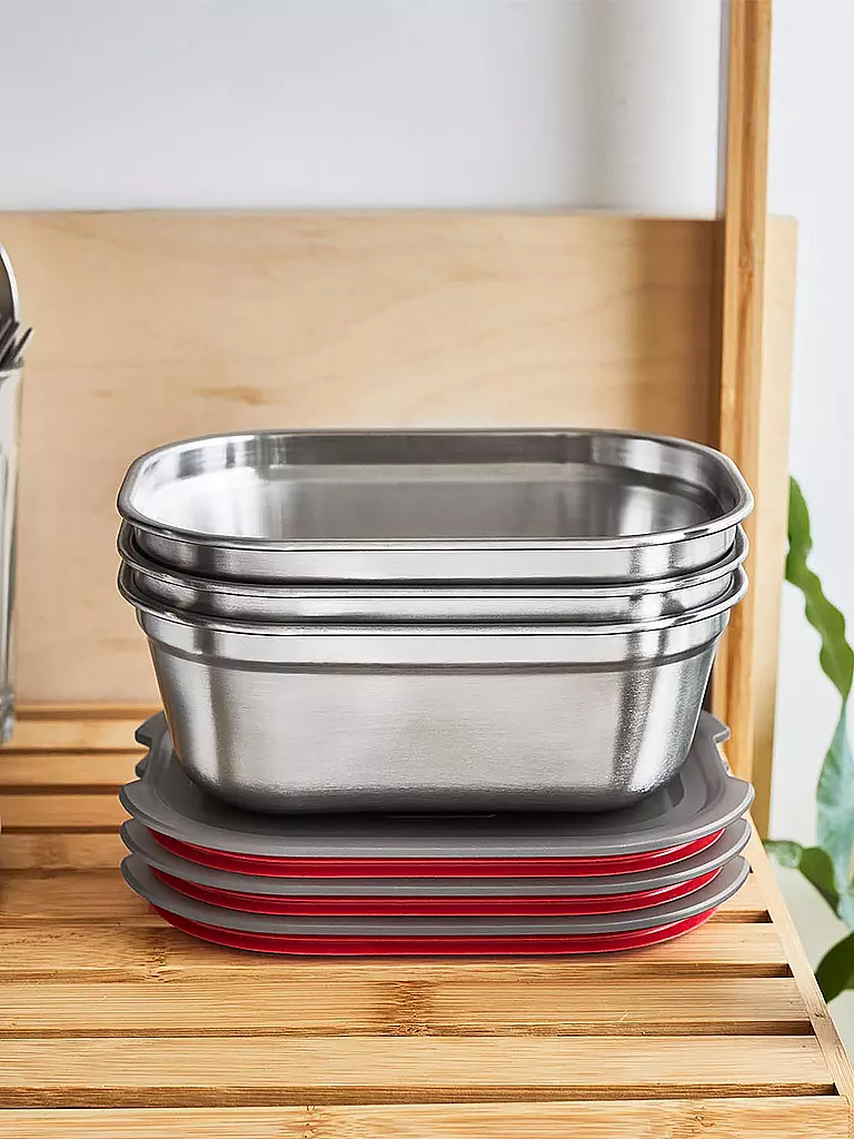 BLACK+BLUM Multifunktionsbox 900ml Edelstahl silber
