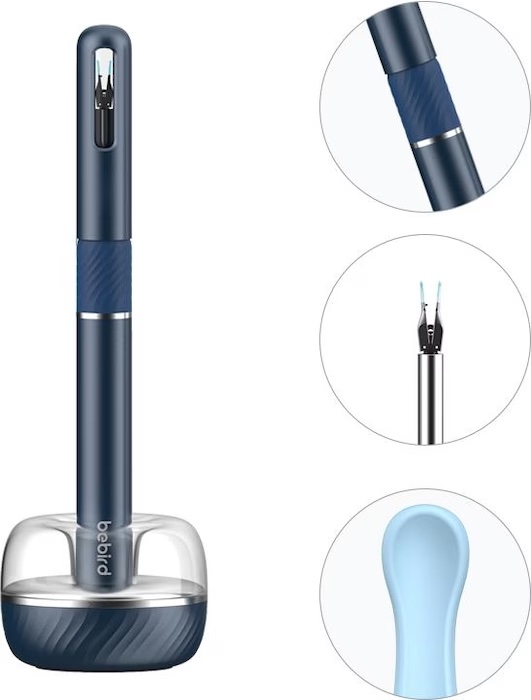Ohrenschmalz Entferner Note 5 Pro WiFi 10MP HD Kamera 3.2mm LED für iOS / Android - Blau