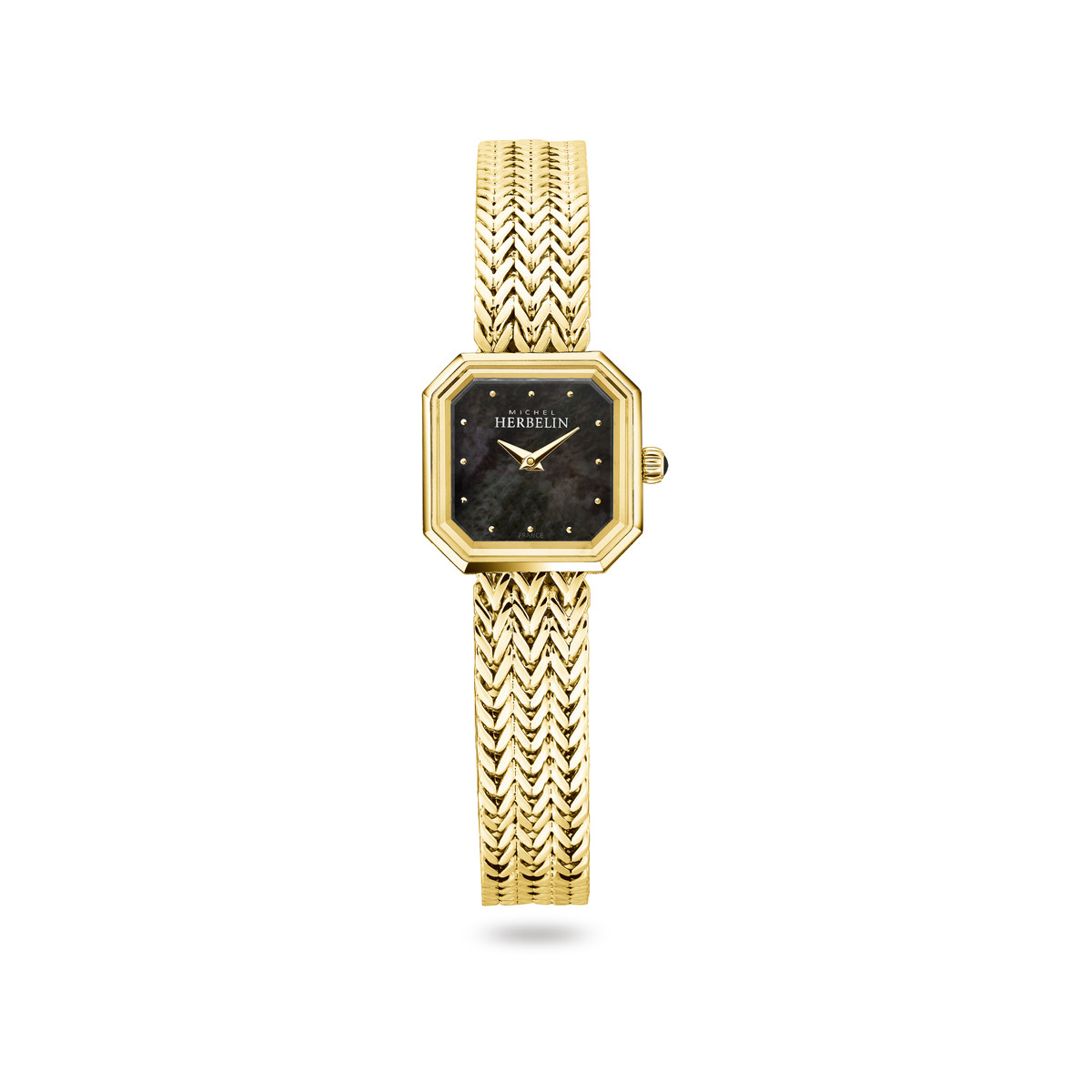 Montre MICHEL HERBELIN Octogône femme acier doré
