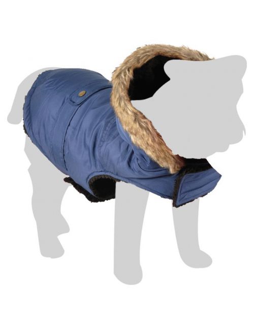 Flamingo Winterjas Sabi Blauw - Hondenkleding
