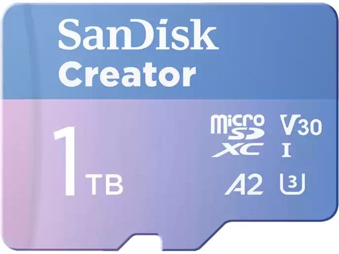 SanDisk microSDXC-Karte Creator UHS-I 1000 GB Professionelle microSD UHS-I-Speicherkarte