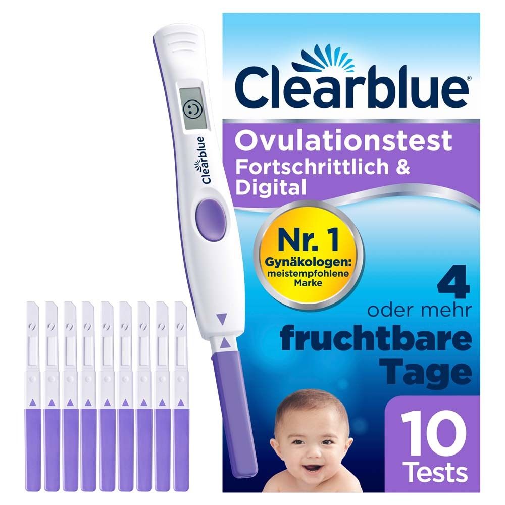 Clearblue Ovulationstest Fortschrittlich & Digital 10er
