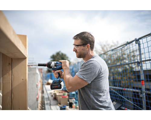 Bosch Professional Connectivity GDS 18V-1050 HC BITURBO accu-slagschroevendraaier, inclusief Bluetooth Low Energy module GCY 42, zonder accu en lader