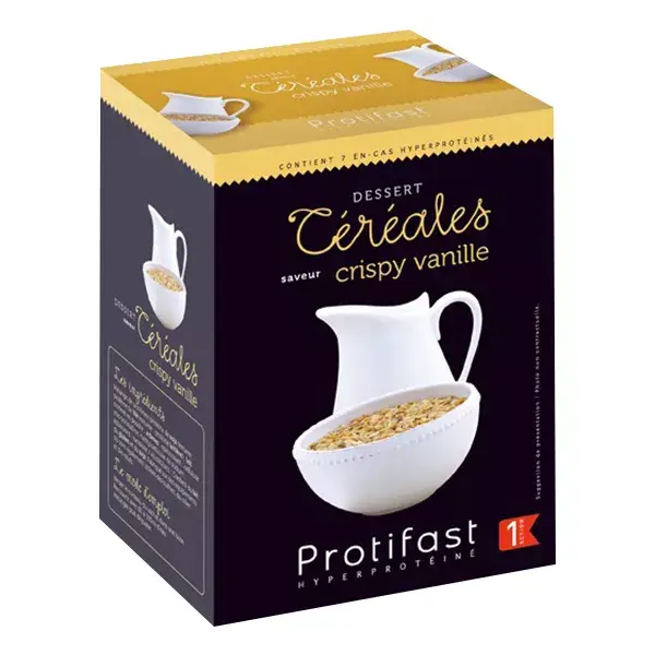 Cereal Protifast High-Protein Dessert Crispy Vanilla 7 Sachês