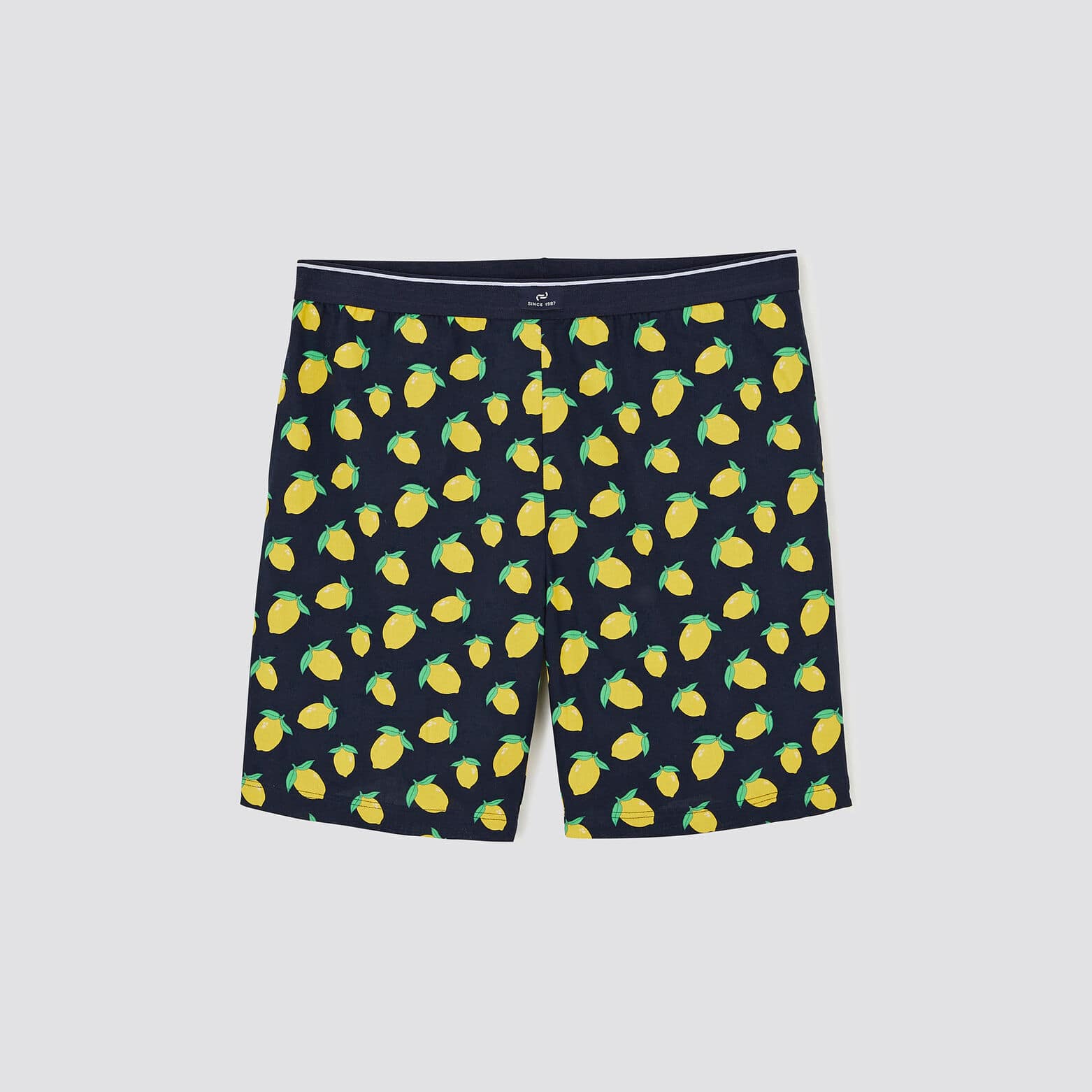 Short de pyjama fantaisie Bleu foncé