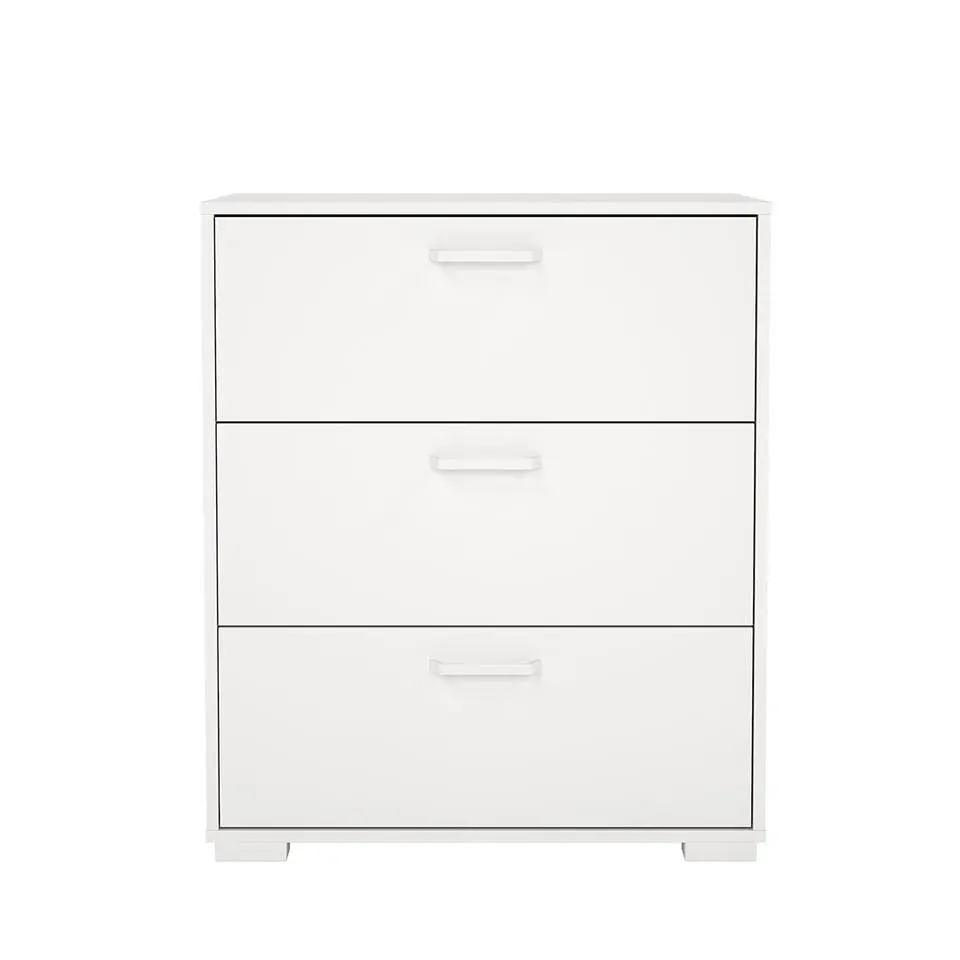 Hioshop Sofia ladekast 3 lades wit
