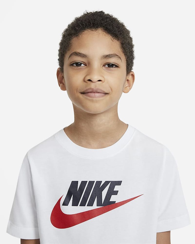 T-shirt Nike Sportswear Blanc pour enfant