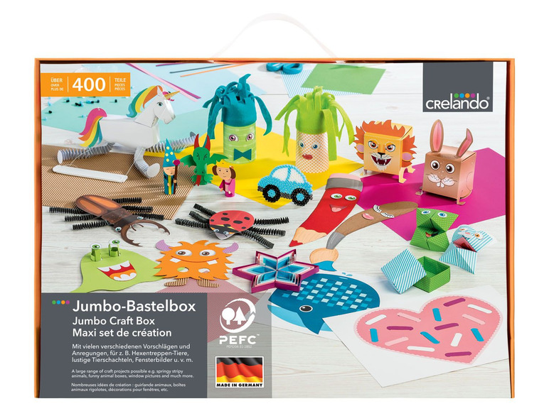 Jumbo-knutseldoos, inclusief patroonblad