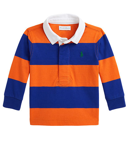 Polo Ralph Lauren Poloshirt - Orange/Blau Gestreift