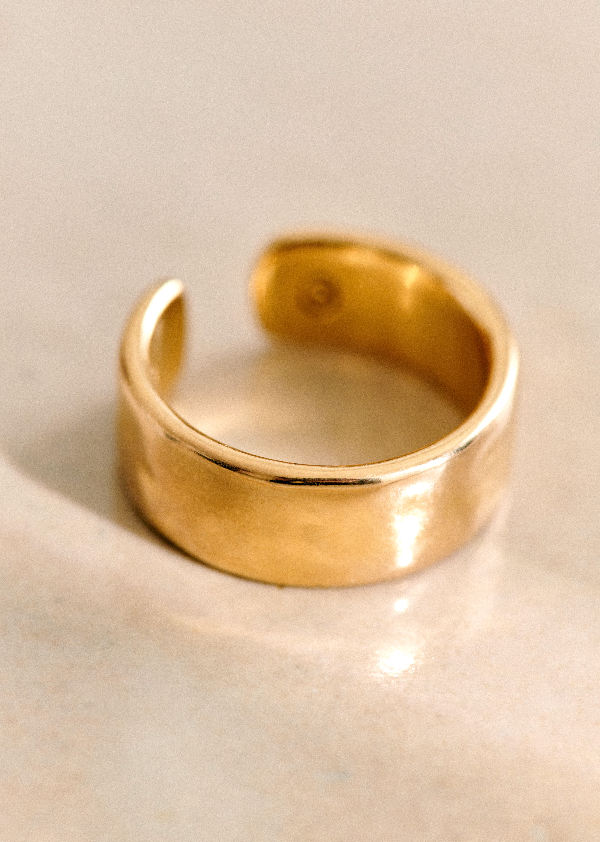 Bague large Arthur - Doré - E-SHOP/BIJOUX Bracelets & Bagues 5905863