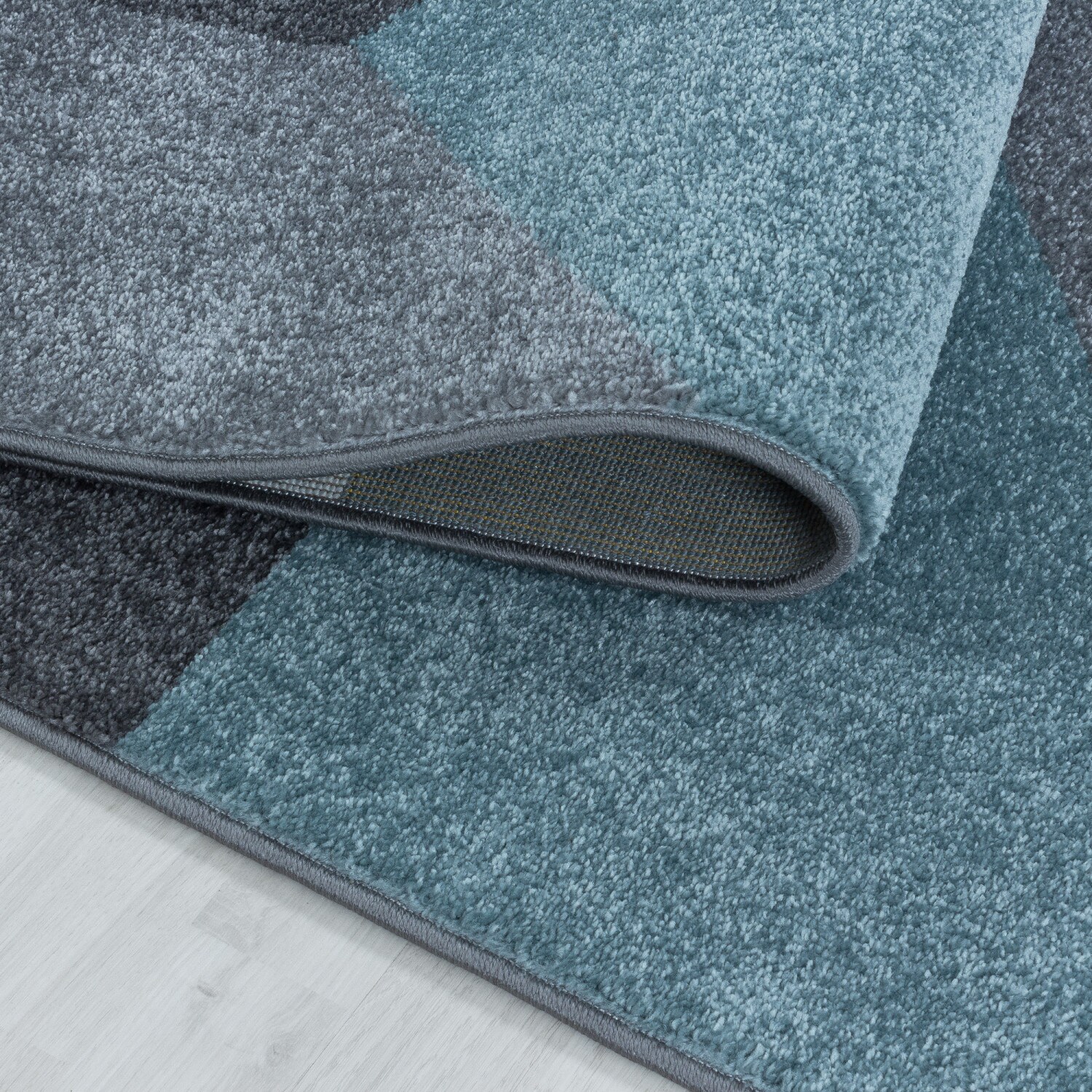 Wunderschöne Kurzflor Teppich, Moderner Designer Teppich rechteckig, Höhe 11 mm