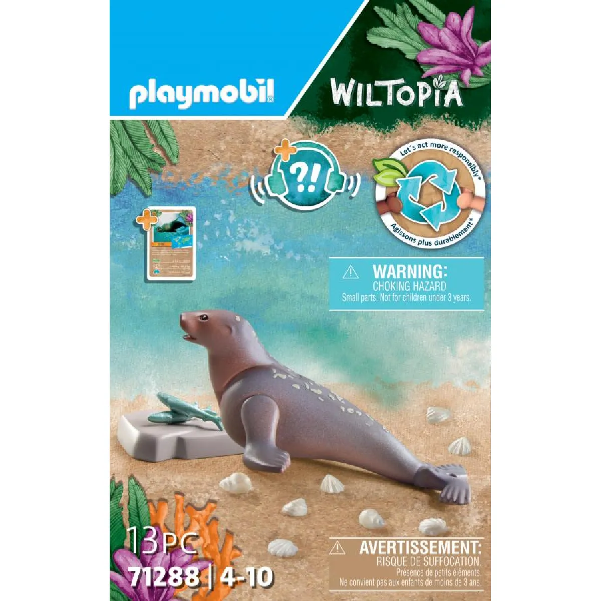 Playmobil® PLAYMOBIL 71288 Pochette Animaux Lion de Mer
