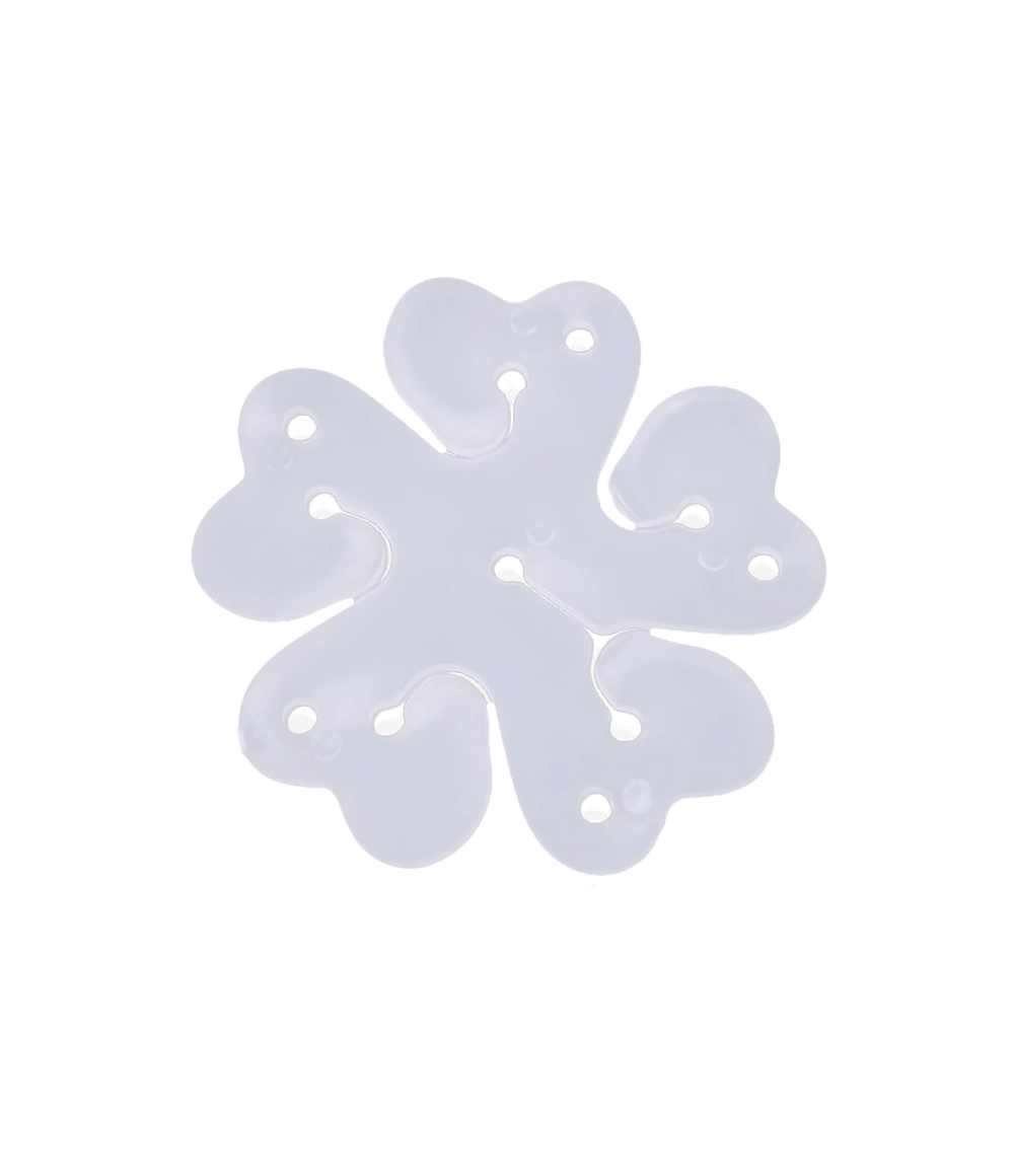 Witte Ballonclips