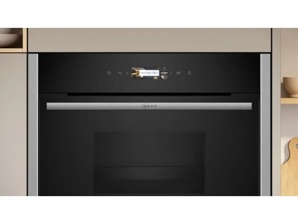 Neff C24DR1XN0, Lille, 38 L, 30 - 100 °C, Rustfrit stål, Berøring, Top forside